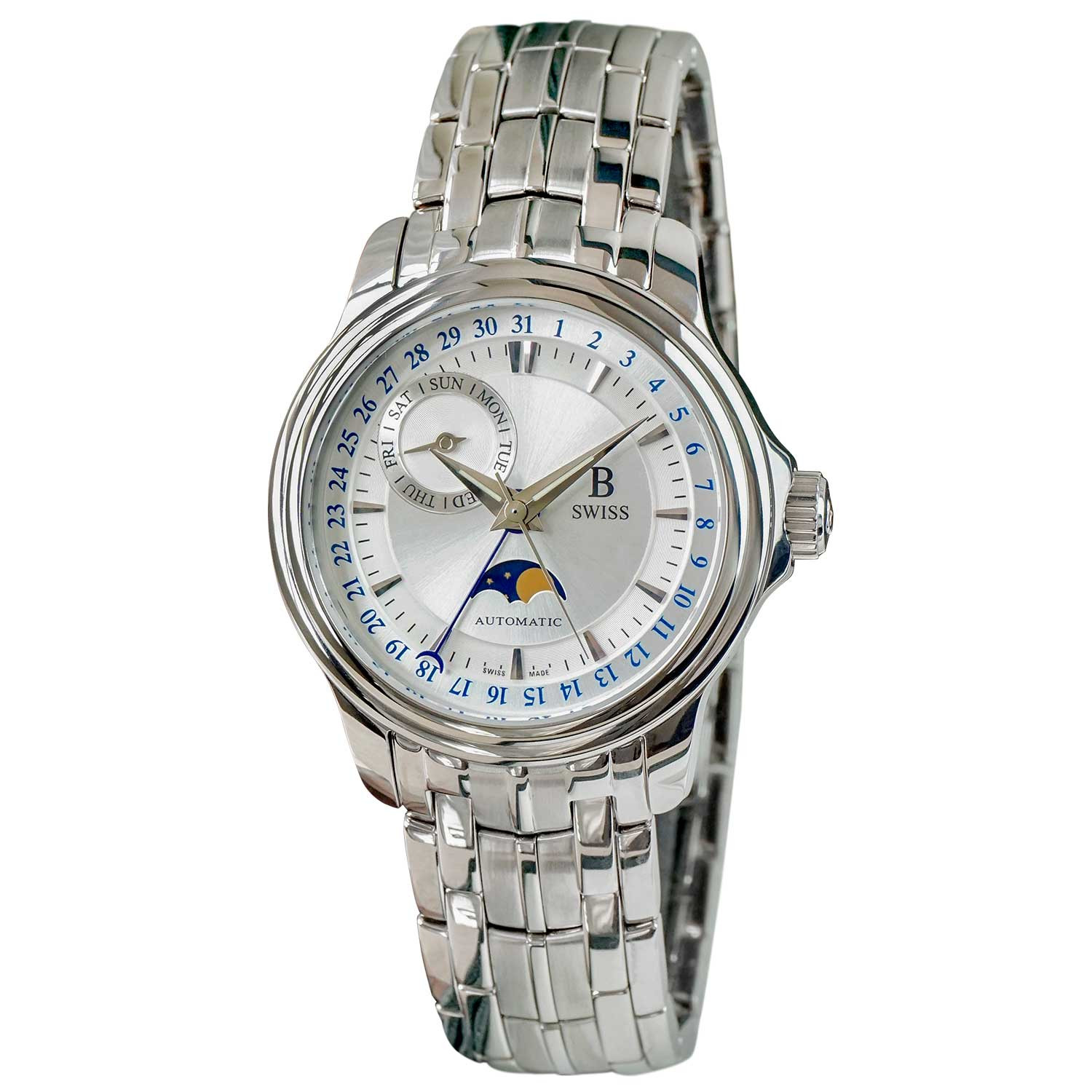 B SWISS Prestige Moonphase Automatic 00.50507.08.13.21